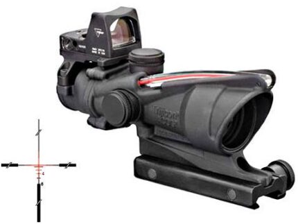 TRIJICON ACOG 4X32 RED BLSTC CRSHR .223
