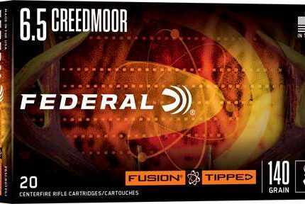 FEDERAL 6.5 CREEDMOOR 140GR FUSION TIPPED 20 RD/BX 10 BX/CS