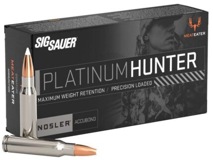 SIG SAUER PLATINUM HUNTER 243 WIN 90G ACCUBOND 20RD BX