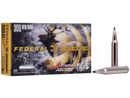 FEDERAL 300 WIN MAG 175GR TERMINAL ASCENT 20 RD/BX 10 BX/CS