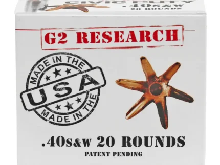 G2R CIVIC DUTY 40S&W 20RD BOX 25 BOXES PER CASE