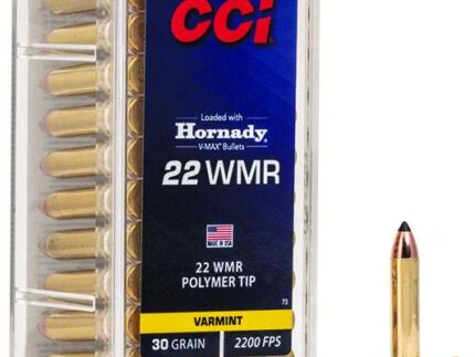 CCI 22 WMR 30GR V-MAX  50 RD/BX 40 BX/CS