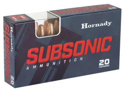 HORNADY SUBSONIC X 300 BO 190GR 20RD BX 200RD CASE