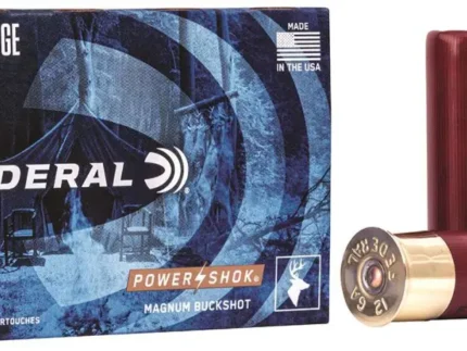FEDERAL 12GA 3" MAG. 15 PELLETS-00 BUCK 5 RD/BX 50 BX/CS
