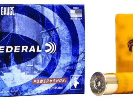 FEDERAL 20GA 3" MAG. 18 PELLETS-2 BUCK 5 RD/BX 50 BX/CS