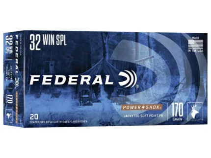 FEDERAL 32 WIN SPL 170GR POWER-SHOK SP FN 20 RD/BX 10 BX/CS