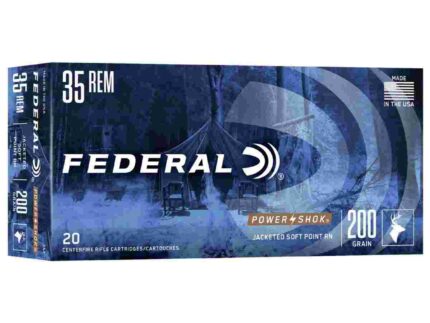 FEDERAL 35 REM 200GR POWER-SHOK SP RN 20 RD/BX 10 BX/CS