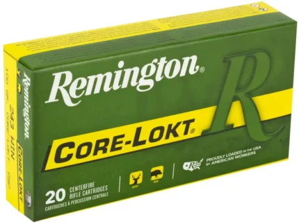 REMINGTON R243W3 243 WIN 100GR CORE-LOKT PSP 20 RD/BX 10 BX/CS