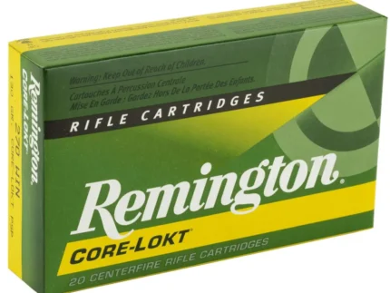 REMINGTON R270W2 270 WIN 130GR CORE-LOKT PSP 20 RD/BX 10 BX/CS