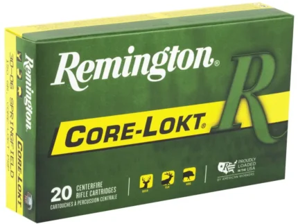 REMINGTON R30062 30-06 SPRG 150GR CORE-LOKT PSP 20 RD/BX 10 BX/CS