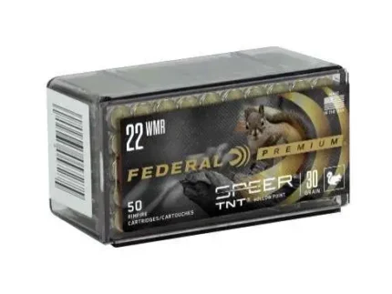 FEDERAL 22 MAG 30GR SPEER TNT - JHP "V-SHOK" 50 RD/BX 60 BX/CS