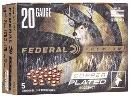 FEDERAL 20GA 2-3/4" MAX. 20 PELLETS-3B 5 RD/BX 50 BX/CS