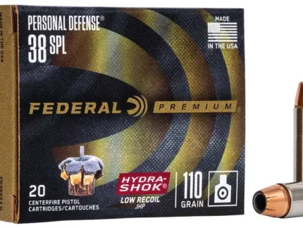 FEDERAL 38 SPL 110GR HYDRA-SHOK JHP 20 RD/BX 10 BX/CS