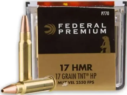 FEDERAL 17 HMR 17GR SPEER TNT "V-SHOK" 50 RD/BX 60 BX/CS