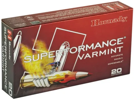HORNADY SUPERFORMANCE VARMINT 222REM 50G VMAX 20RD BX 200RD CASE