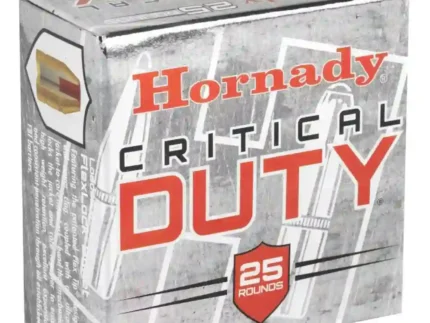 HORNADY CRITICAL DUTY 9MM 135GR+P FTX 25RD BX 250RD CASE