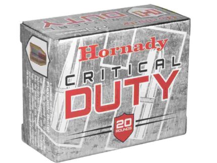 HORNADY CRITICAL DUTY 40SW 175G FLXLK 20RD BX 200RD CASE
