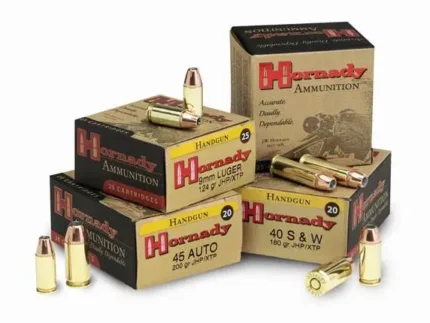 HORNADY CUSTOM 40S&W 155GR JHP 20RD BX 200RD CASE