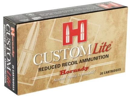 HORNADY CUSTOM LITE 308WIN 125G SST 20RD BX 200RD CASE
