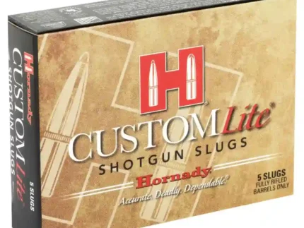 HORNADY CUSTOM LITE 20GA 250GR FTX SLUG 5RD BX 100RD CASE