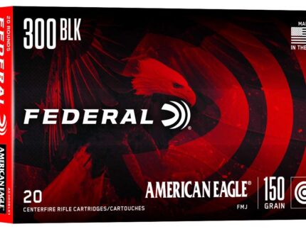 FEDERAL 300 BLK 150GR FMJ-BT 20 RD/BX 25 BX/CS