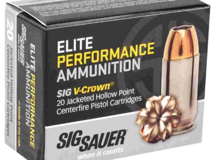 SIG SAUER V-CROWN 45ACP 200GR JHP 20RD BX 200RD CASE