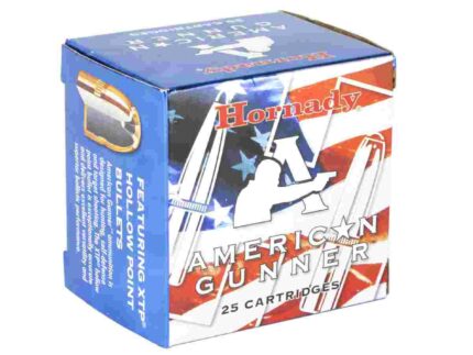 HORNADY AMERICAN GUNNER 357MAG 125GR XTP 25RD BX 250RD CASE