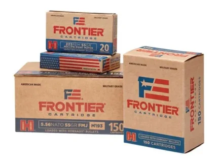 HORNADY FRONTIER 300 BLACKOUT 125GR FMJ 150RD BX 1200RD CASE