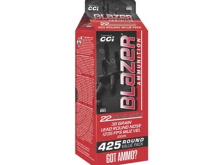 CCI 22 LR 38GR LRN 425 POUR PACK 425 RD/BX 8 BX/CS