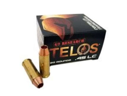 G2 TELOS 45 COLT 20RD BOX 25 BOXES PER CASE