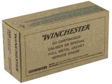 WINCHESTER SRVCE GRADE 38SPL 130G FMJ 50RD BX