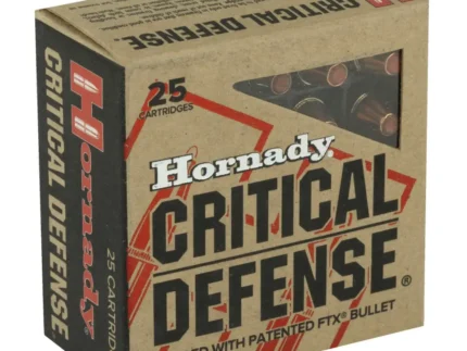HORNADY CRITICAL DEFENSE 32AUTO 60G FTX 25RD BX 250RD CASE