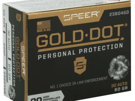 SPEER 32 AUTO 60 GR GDHP AMMO 20 RD/BX 10 BX/CS