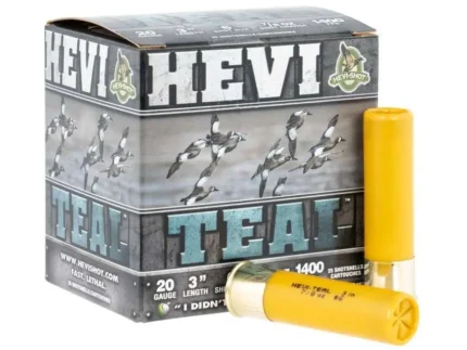 HEVI-SHOT HEVI-TEAL 20GA 3IN 7/8OZ #6 25 RD/BX 10 BX/CS