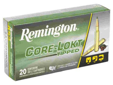 REMINGTON RT65CR1 6.5 CREEDMOOR 129GR CORE-LOKT TIPPED 20 RD/BX 10 BX/CS