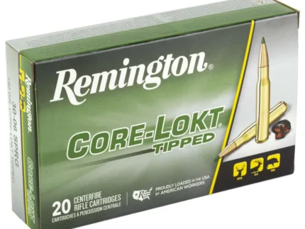 REMINGTON RT3006C 30-06 SPRG 180GR CORE-LOKT TIPPED 20 RD/BX 10 BX/CS
