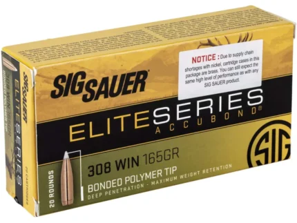 SIG SAUER ELITE ACCUBOND 308WIN 165G 20RD BX