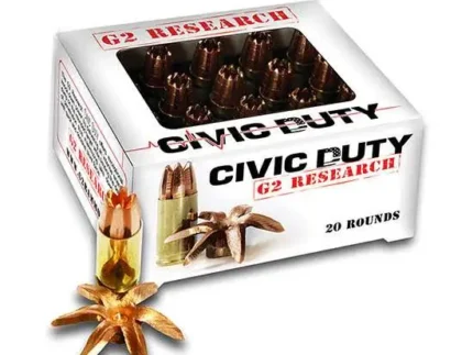 G2R CIVIC DUTY 45ACP 20RD BOX 25 BOXES PER CASE