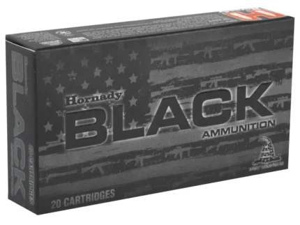 HORNADY BLACK 223 REM 75 GR FMJ 20RD BX 200RD CASE