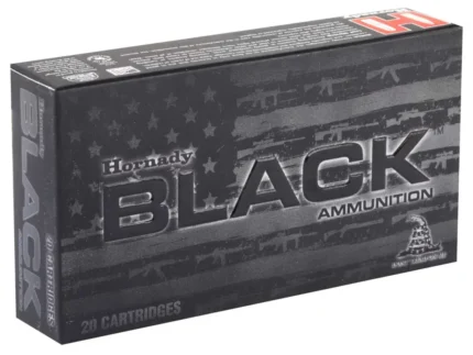 HORNADY BLACK 5.56NATO 62GR FMJ 20RD BX 200RD CASE