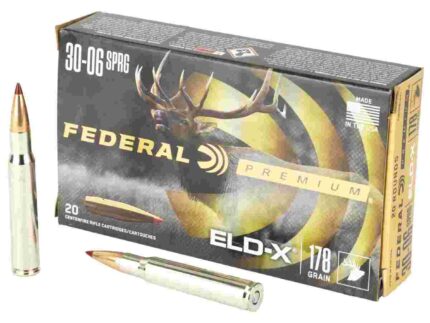 FEDERAL 30-06 SPRGFLD 178 GR ELD-X 20 RD/BX 10 BX/CS