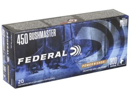 FEDERAL 450 BUSHMASTER 300GR POWER-SHOK SP 20RD/BX 10BX/CS