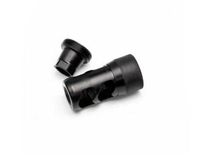 Area 419 Hellfire 2P-Self Timing Muzzle Brake w/ Adapter 9mm 1/2-28