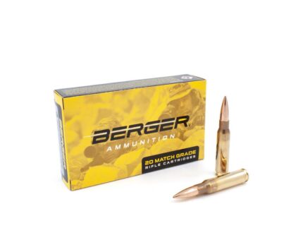 Berger Match Grade Rifle Ammunition 308 Winchester 175gr OTM Tactical 20/rds