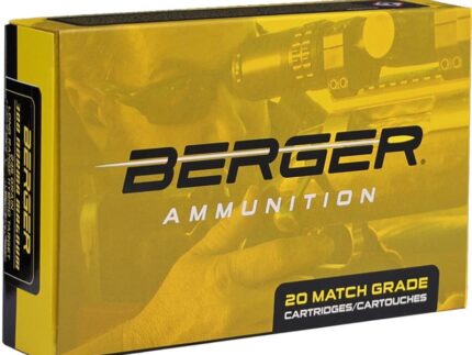 Berger OTM Tactical Rifle Ammunition .338 Norma Mag 300gr OTM 2725 fps 20/ct