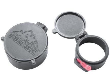 Butler Creek Element Flip-Open Scope Cap Eye Piece Size 02 - Black (Clam)