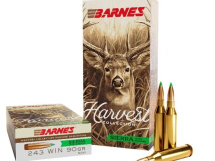 Barnes Harvest Sierra Tipped GameKing Ammunition .243 Win 90gr PT 3200 fps 20/ct