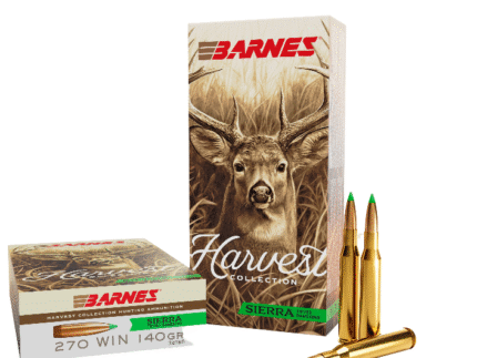 Barnes Harvest Sierra Tipped GameKing Ammunition .270 Win 140gr PT 2960 fps 20/ct