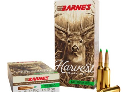 Barnes Harvest Sierra Tipped GameKing Ammunition 6.5 PRC 145gr PT 2910 fps 20/ct