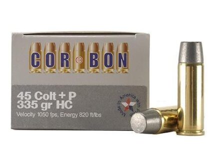 COR-BON Handgun Ammunition .45 Colt 335 gr HC 1050 fps 20/box